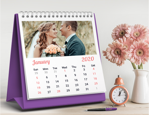 Personalised Desk Photo Calendars