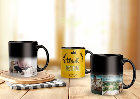 Custom Magic Photo Mugs