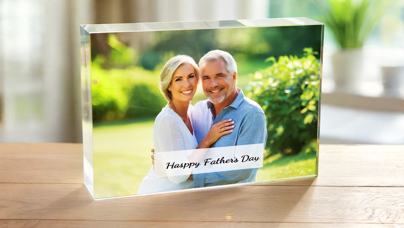 Father's Day Acrylic Photo Block