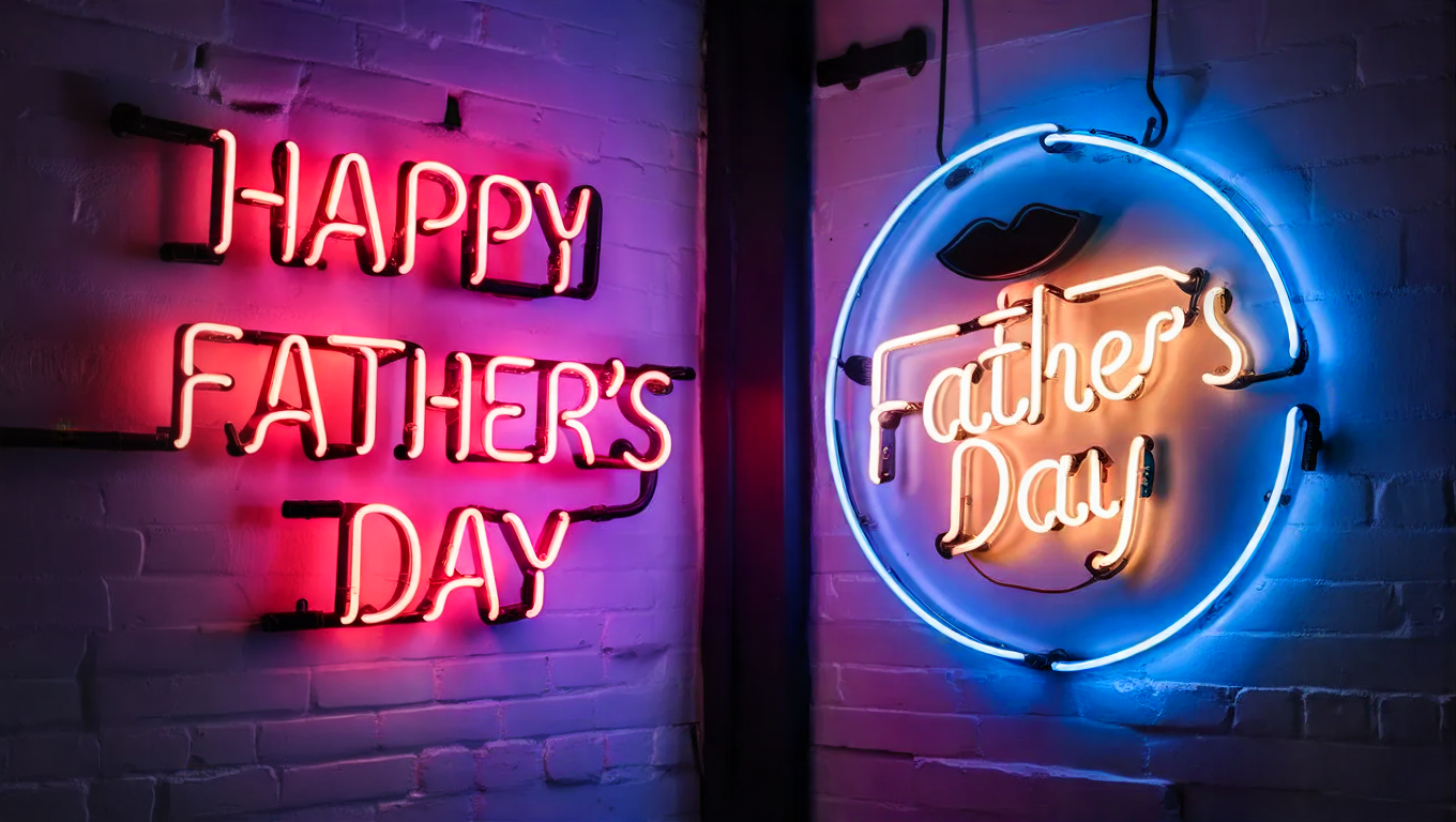 Father's Day Neon Sign