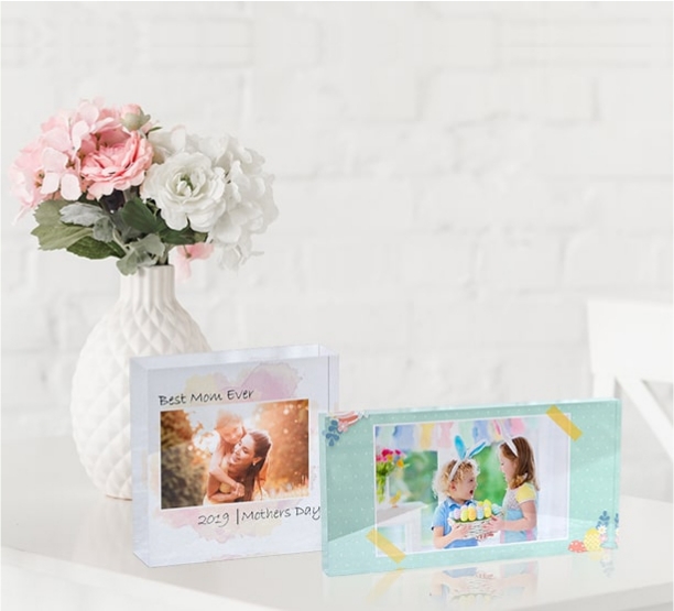 Mount a memory in these gorgeous custom acrylic blocks