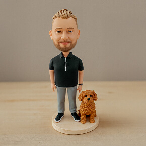 3D Pet Figurine Hand Painted