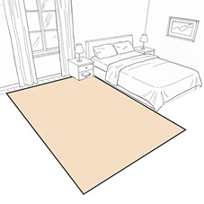 Bedroom Carpet (Set as H3 Tag)