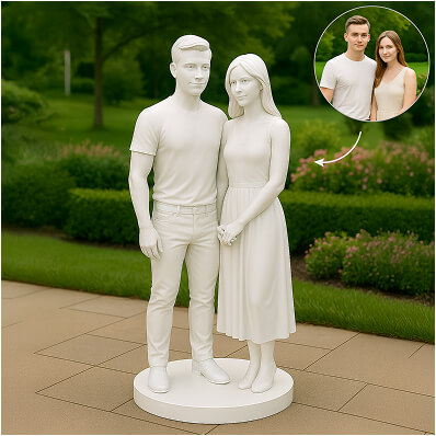 Human Figurines for Public Art Spaces