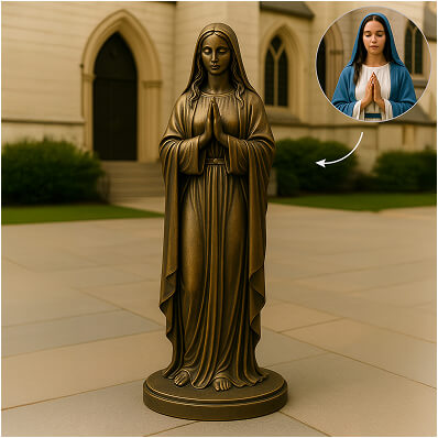 Religious Metal Sculptures