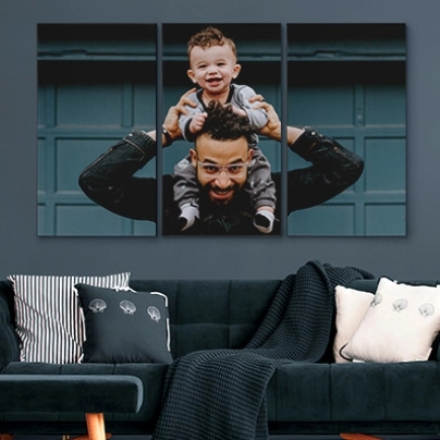 Custom Split Canvas Prints Father's Day Sale new zealand