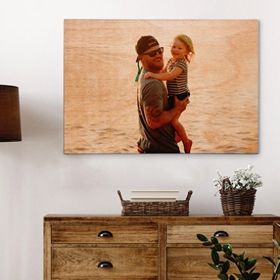 Custom Wood Photo Prints Father's Day Sale new zealand