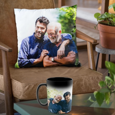 Magic Mugs and Photo Pillow Bundle