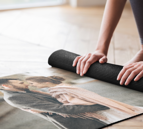 Get Cozy with Custom Yoga Mats 